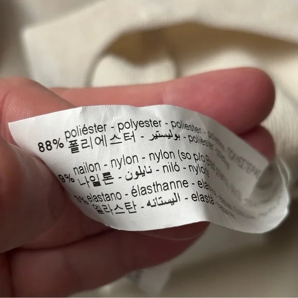 ZARA Women’s Oversized Corduroy Button Down Shirt Size XL Cream NWOT - Picture 7 of 7